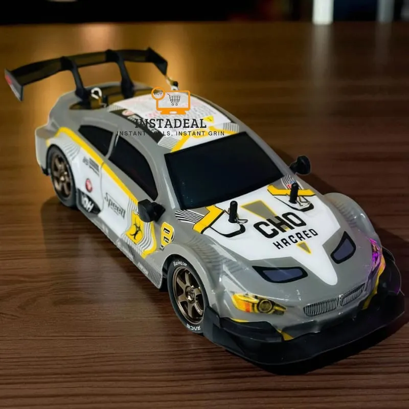 Remote Control RC Drift Sports Car – Yellow - Image 7