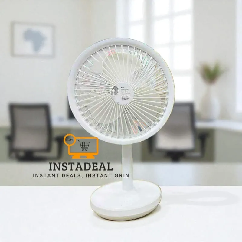 Xiaomi AISOLOVE F5 4000mAh Rechargeable Desk Fan – White Color