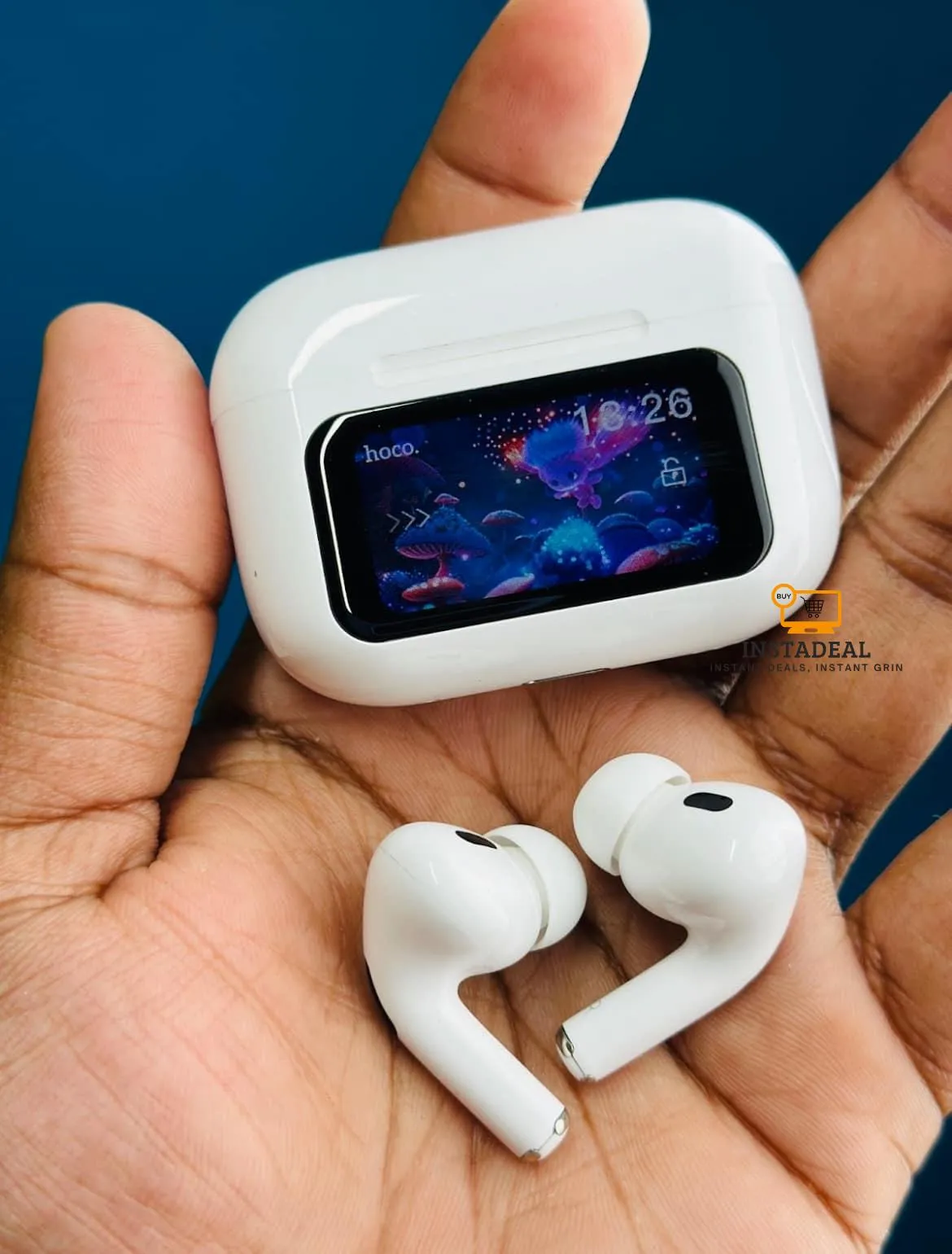 Hoco EW72 ANC TWS Earbuds With HD Display - Image 3