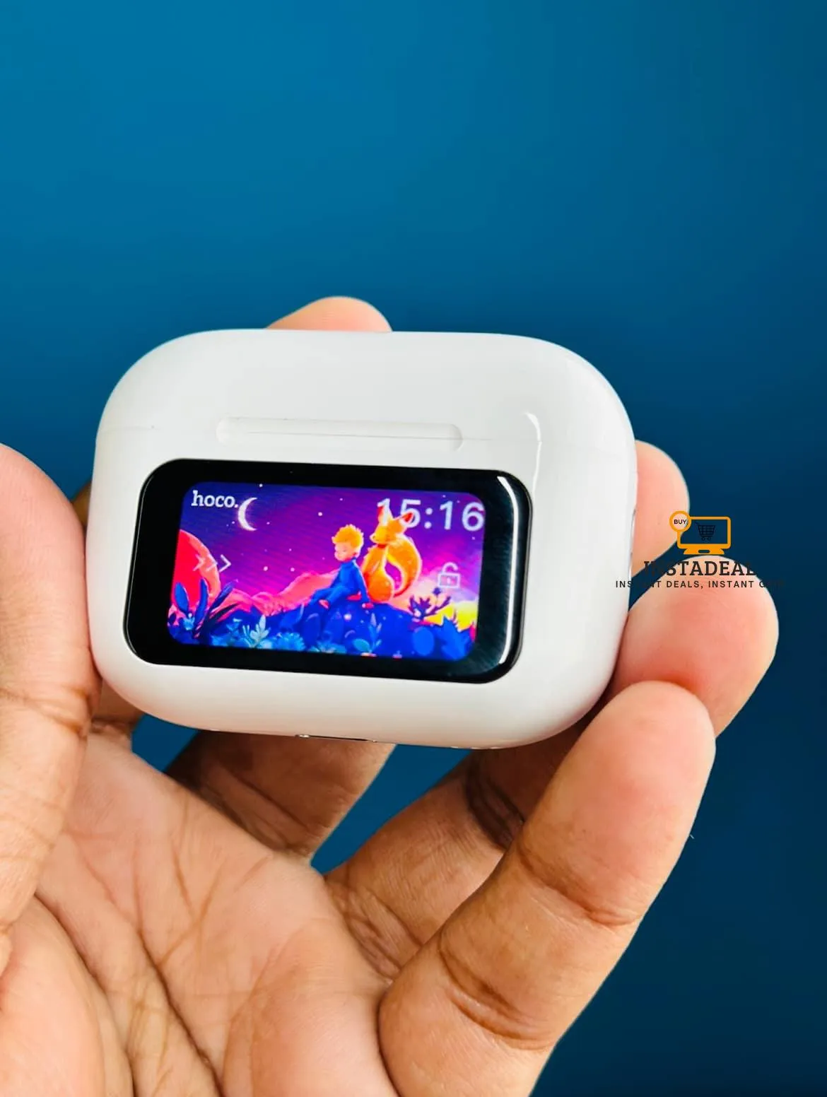 Hoco EW72 ANC TWS Earbuds With HD Display - Image 4