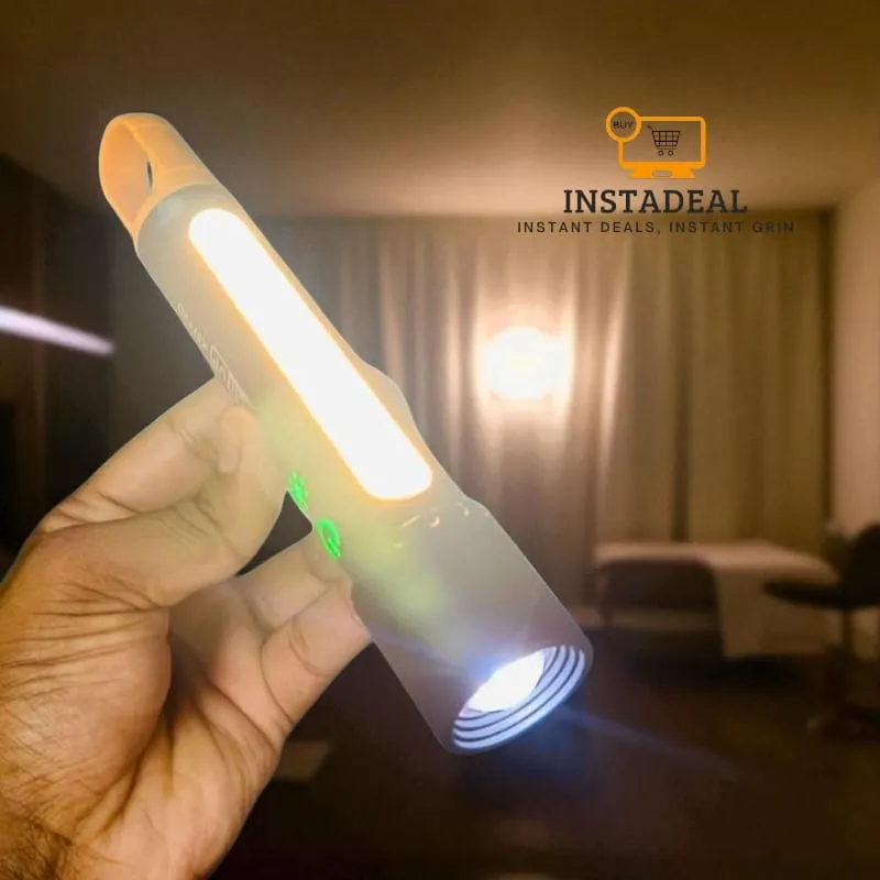 GearUP K57 PRO Rechargeable High Power Flashlight + Large COB Light with 5000mAh Lithium Battery - Image 5