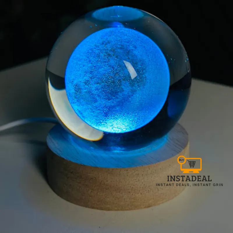 3D Crystal Ball – Moon - Image 6