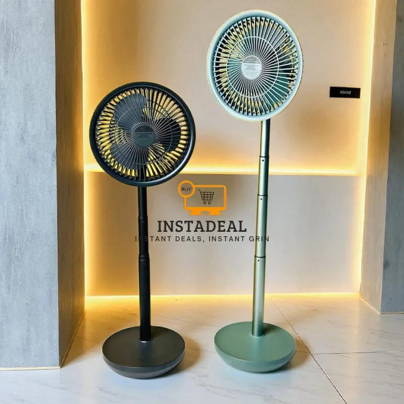 Xiaomi AISOLOVE F5 Pro Max (10,000mAh Battery) Rechargeable Fan – Green Color - Image 4