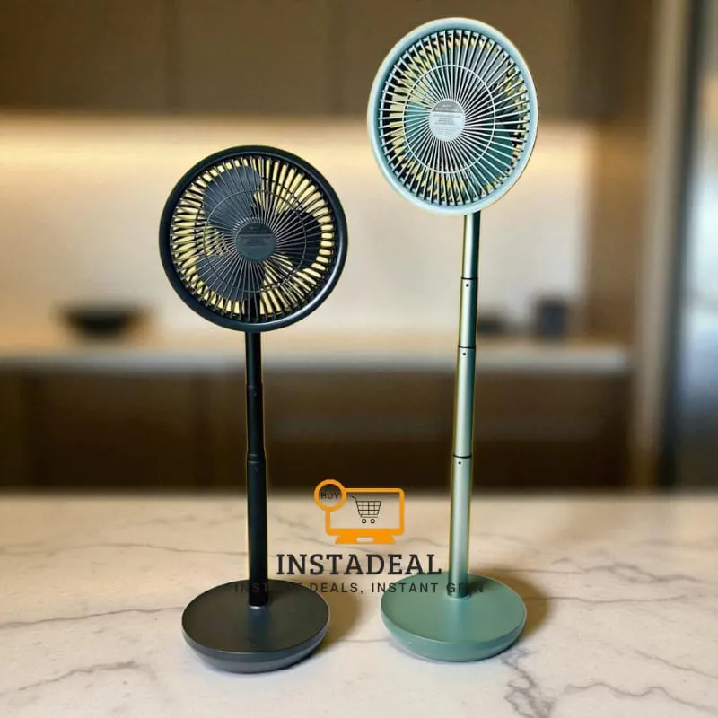 Xiaomi AISOLOVE F5 Pro Max (10,000mAh Battery) Rechargeable Fan – Green Color - Image 5