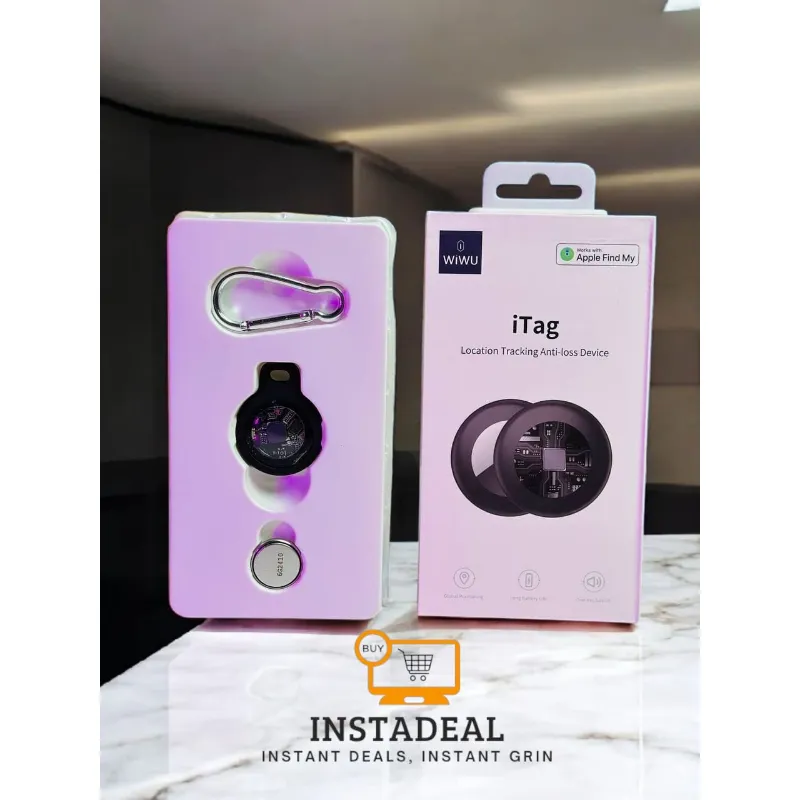 WiWU iTag Anti-Lost Smart Location Tracker – Black - Image 3