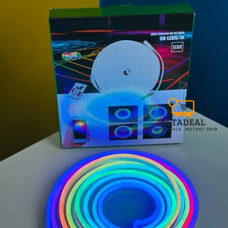 GearUP NRGB50 5 Meter RGB Neon Light with App & Remote Control