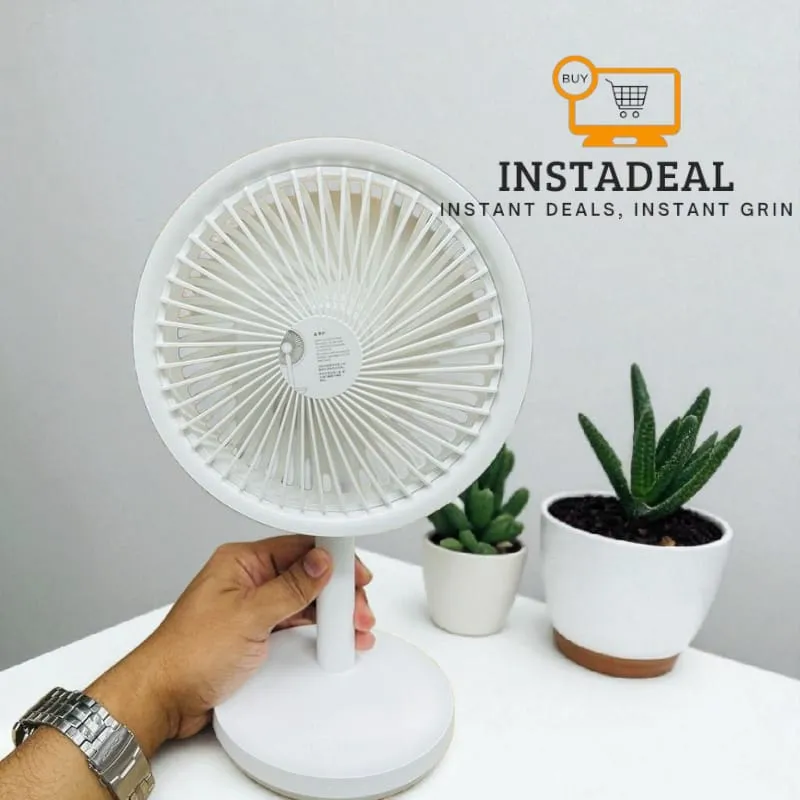 Xiaomi SOLOVE F5 Pro 4000mAh Extendable Desktop Fan – White - Image 6