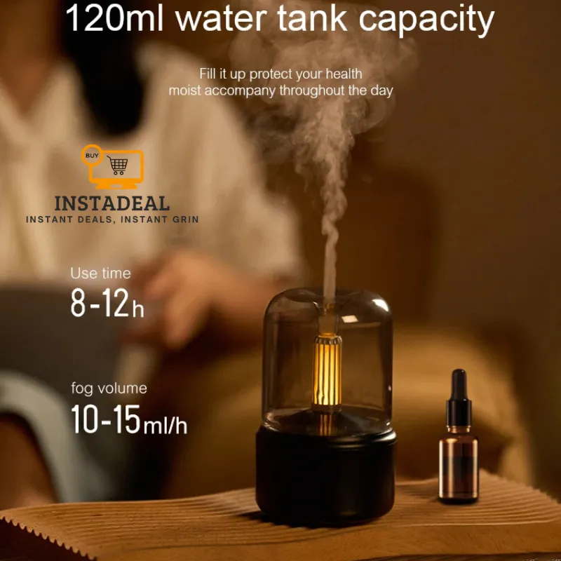 GearUP DQ702 Aroma Diffuser Humidifier (120ml) – White - Image 5