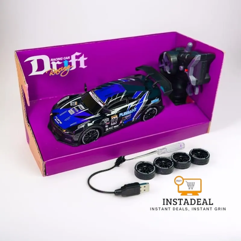 Remote Control Mini RC Drift Car (1: 20) – Phantom Purple - Image 4