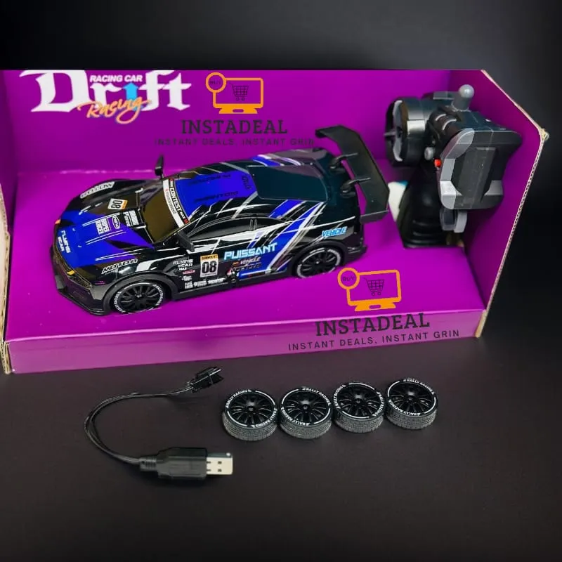 Remote Control Mini RC Drift Car (1: 20) – Phantom Purple - Image 10