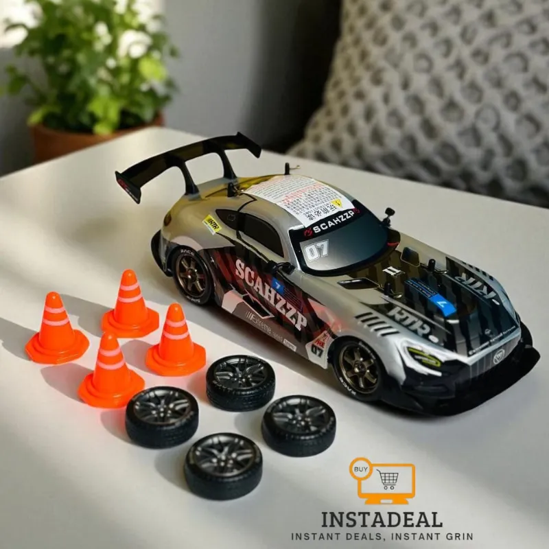 Remote Control RC Drift Sports Car – Gray
