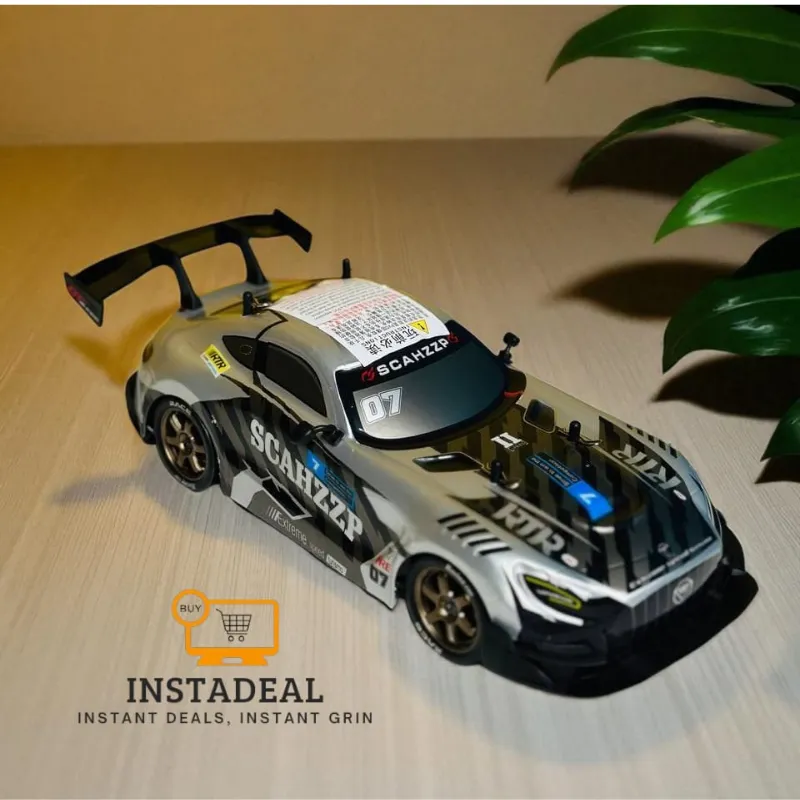 Remote Control RC Drift Sports Car – Gray - Image 3