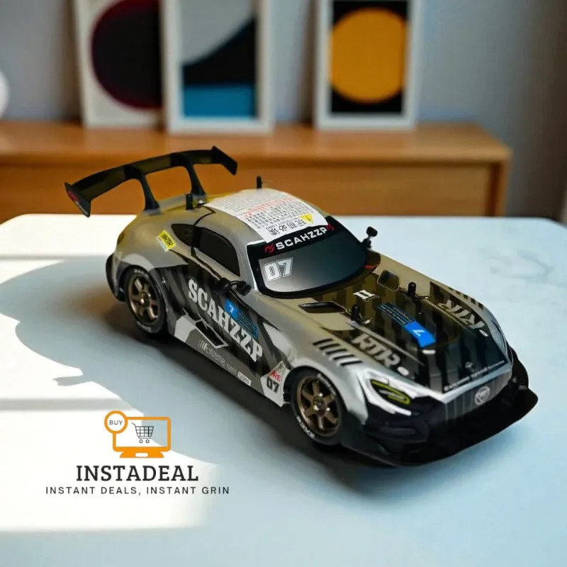 Remote Control RC Drift Sports Car – Gray - Image 4