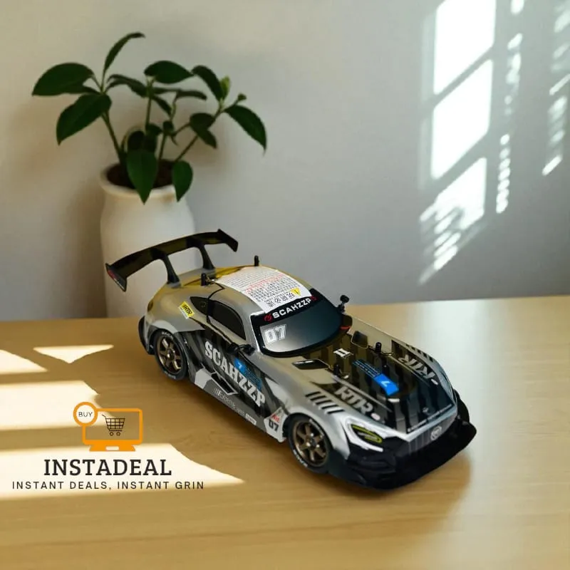 Remote Control RC Drift Sports Car – Gray - Image 5