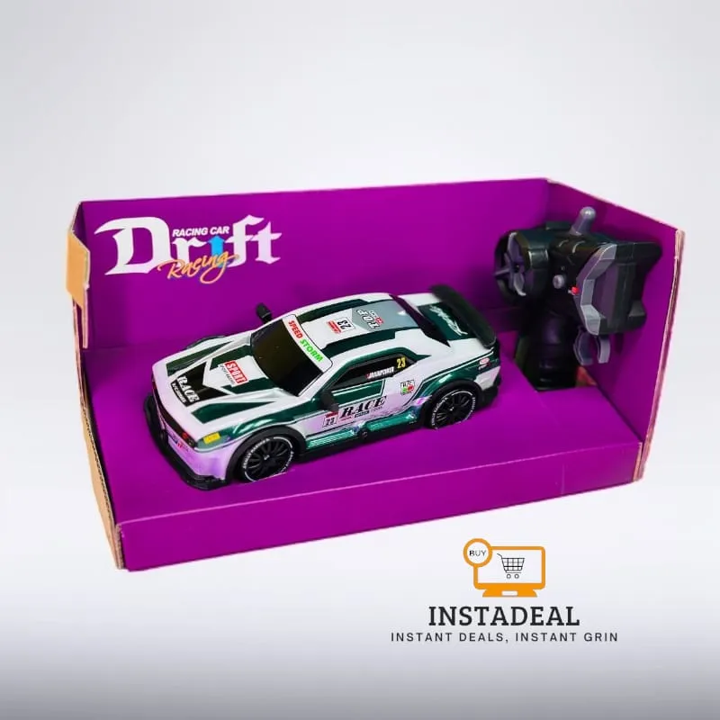 Remote Control Mini RC Drift Car (1: 20) – Green - Image 3