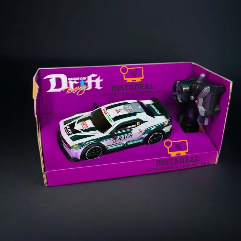 Remote Control Mini RC Drift Car (1: 20) – Green - Image 4
