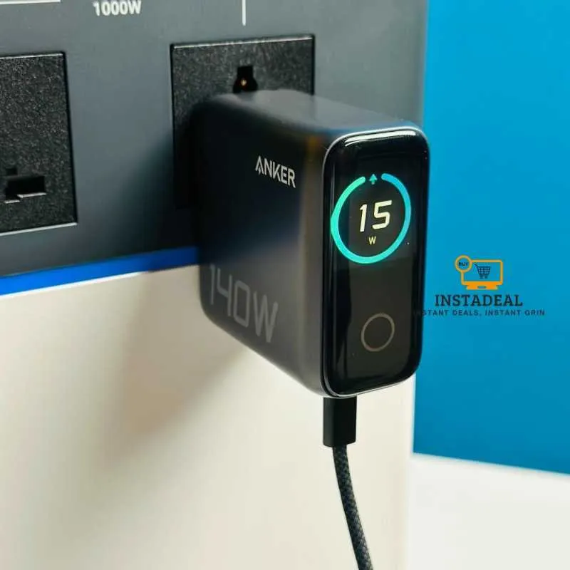 Anker Laptop Charger 140W | 4-Port | PD 3.1 | Touch Control | USB-C Cable (B2697)