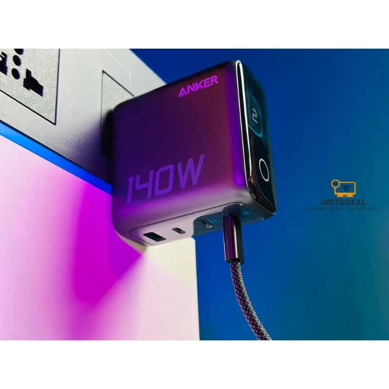 Anker Laptop Charger 140W | 4-Port | PD 3.1 | Touch Control | USB-C Cable (B2697)