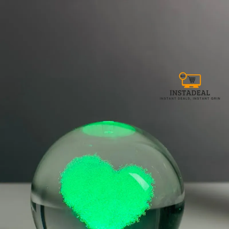3D Crystal Ball – Cloud Love Shape (7 Color Base)