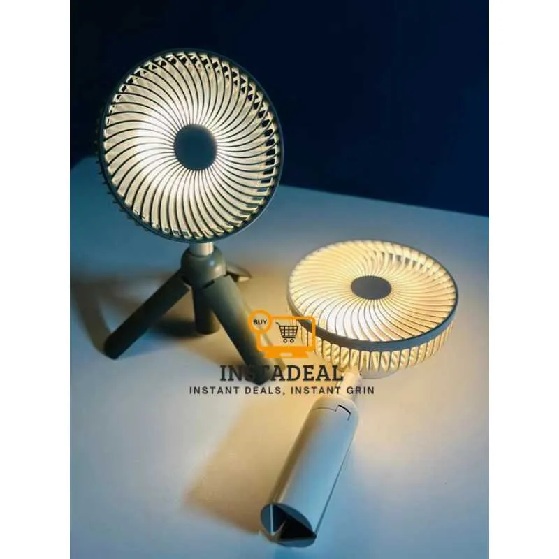 AZEADA PD-F27 Multipurpose Desktop Fan with Tripod Stand – Green