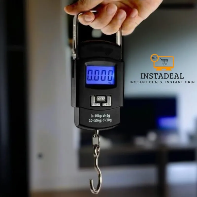 Portable Digital Weight Scale With LED Backlight (Up To 50kg)