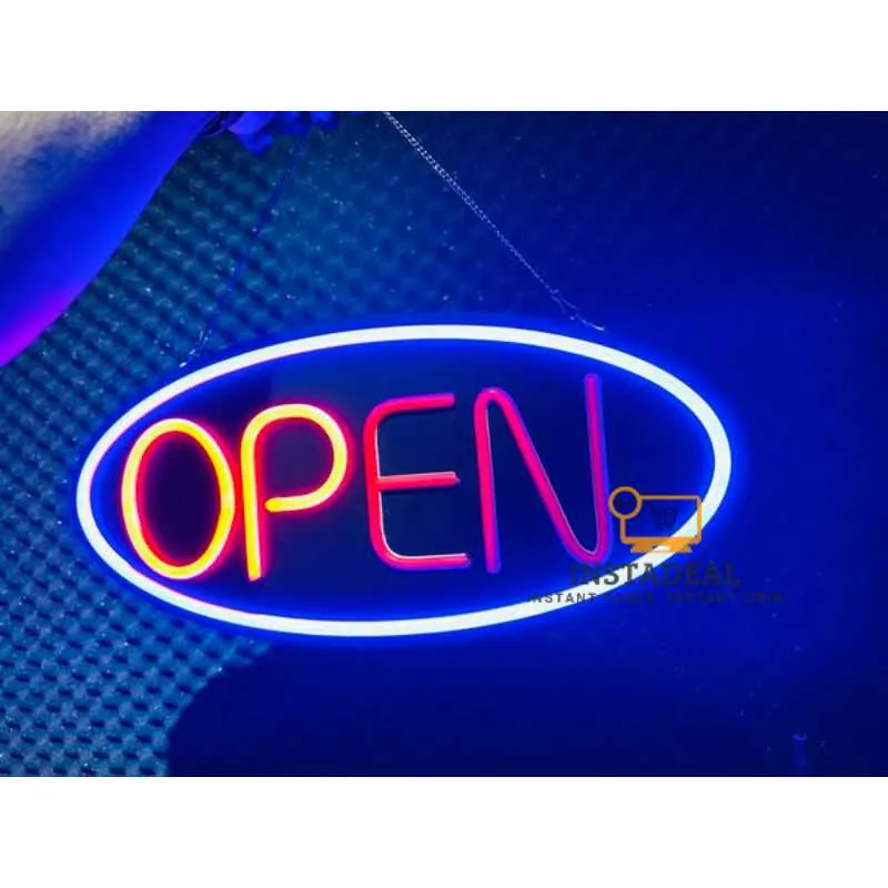 GearUP OPEN20R Neon Business Sign For Shop, Restaurant , Pharmacy, Cafe