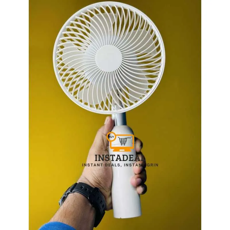 AZEADA PD-F27 Multipurpose Desktop Fan with Tripod Stand – Gray - Image 6