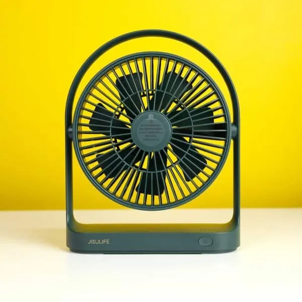 JISULIFE FA19 4000mAH USB Portable Rechargeable Fan – Green