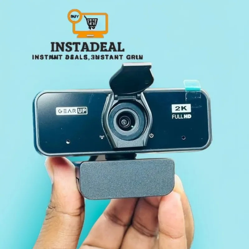 GearUP K450 Webcam- 2K 4.0MP HD USB Webcam with Privacy Cover Plug & Play USB Webcam with Built-in Mic - Image 3