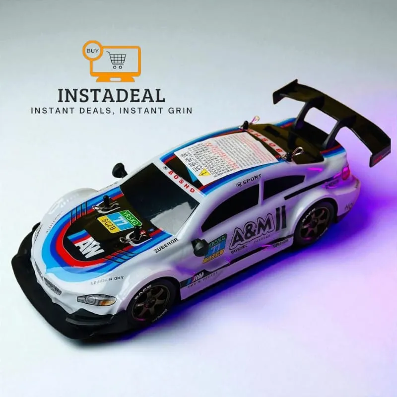 Remote Control RC Drift Sports Car – Blue - Image 6