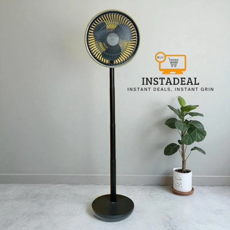 Xiaomi AISOLOVE F5 Pro Max (10,000mAh Battery) Rechargeable Fan – Black Color - Image 3