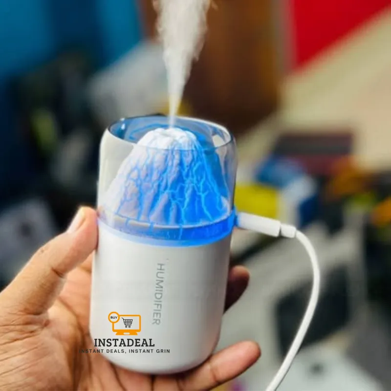 H05 Volcano Air Humidifier with Night Light – 180ML