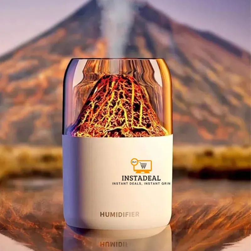 H05 Volcano Air Humidifier with Night Light – 180ML