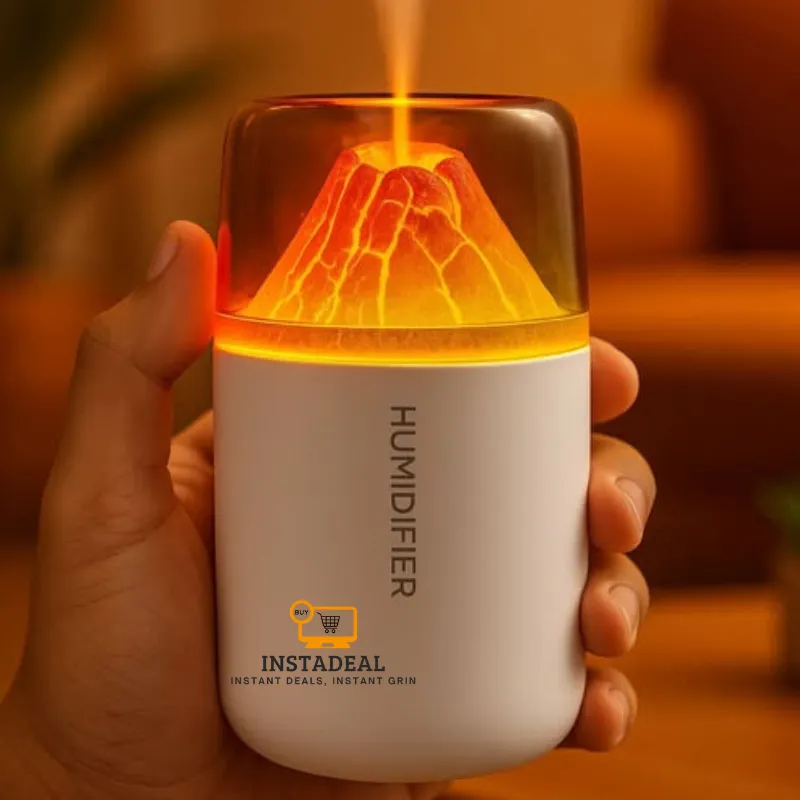 H05 Volcano Air Humidifier with Night Light – 180ML - Image 5