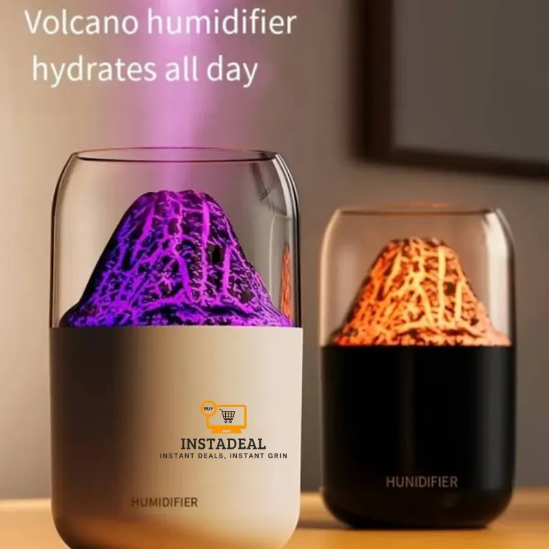 H05 Volcano Air Humidifier with Night Light – 180ML - Image 9