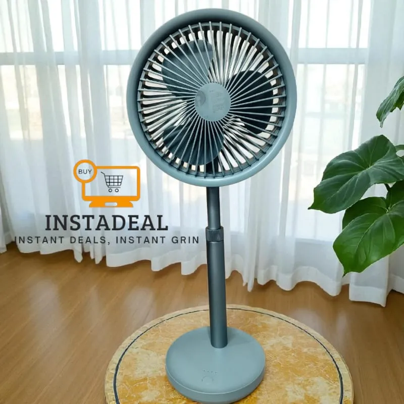 Xiaomi AISOLOVE F5 Pro Rechargeable Fan 4000mAh with Swing & Extendable- Green Color
