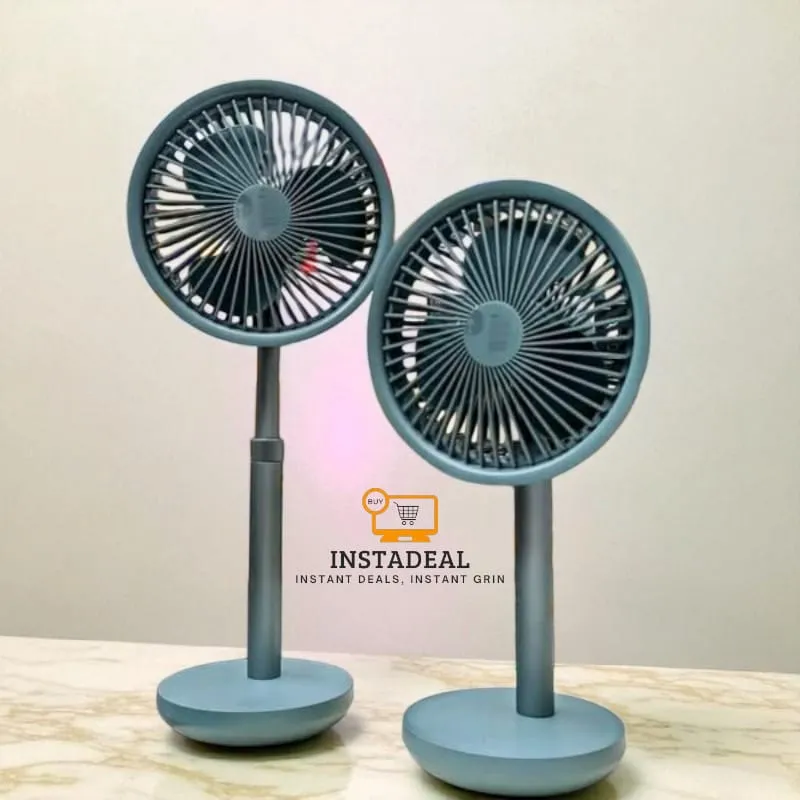 Xiaomi AISOLOVE F5 Pro Rechargeable Fan 4000mAh with Swing & Extendable- Green Color - Image 7