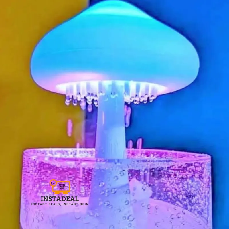 5 IN 1 Bluetooth Speaker Rain Cloud Humidifier, switchable 7 colors, 450ml capacity super quiet, intelligent anti-dry function - Image 3