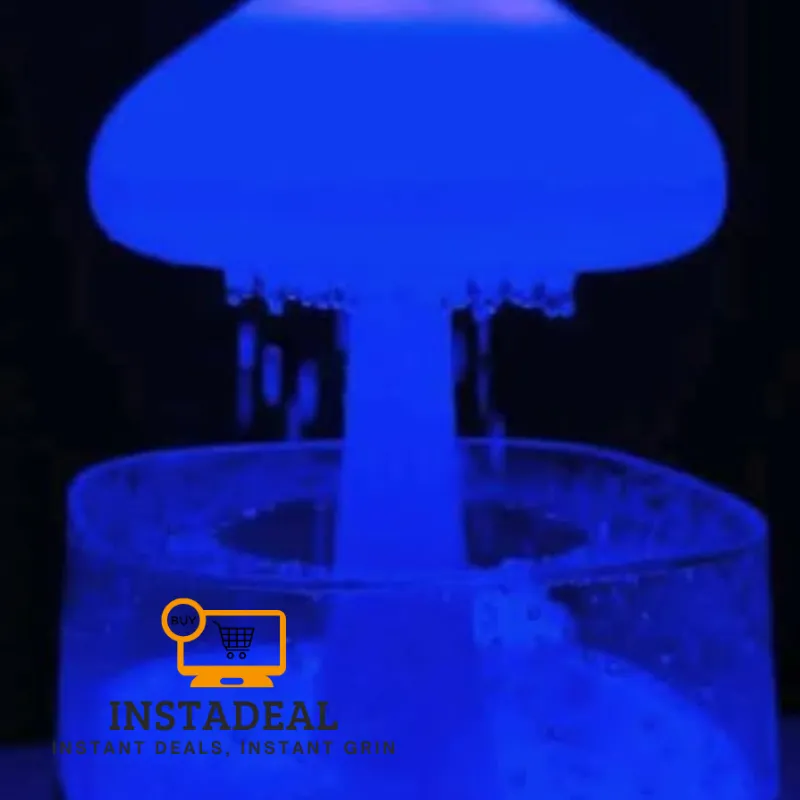 5 IN 1 Bluetooth Speaker Rain Cloud Humidifier, switchable 7 colors, 450ml capacity super quiet, intelligent anti-dry function - Image 4