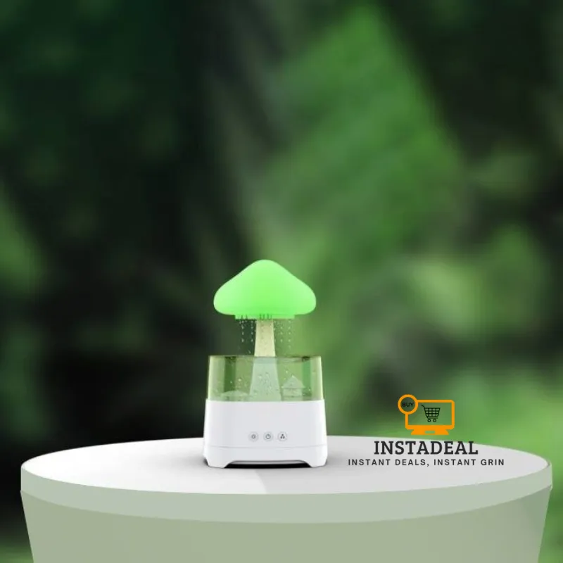 5 IN 1 Bluetooth Speaker Rain Cloud Humidifier, switchable 7 colors, 450ml capacity super quiet, intelligent anti-dry function - Image 5