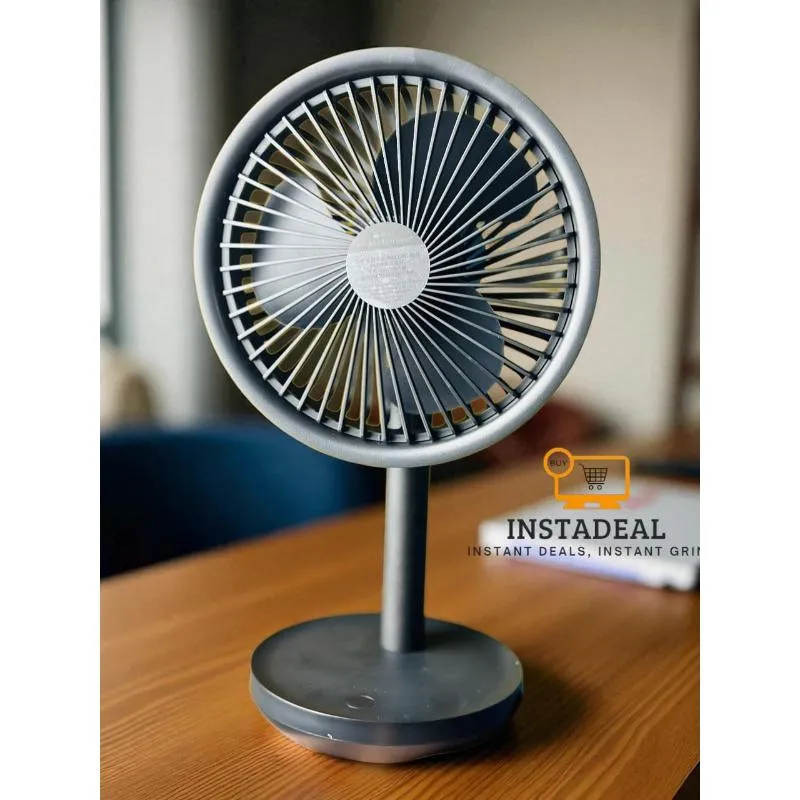 Xiaomi AISOLOVE F5 4000mAh Rechargeable Desk Fan – Black Color - Image 3