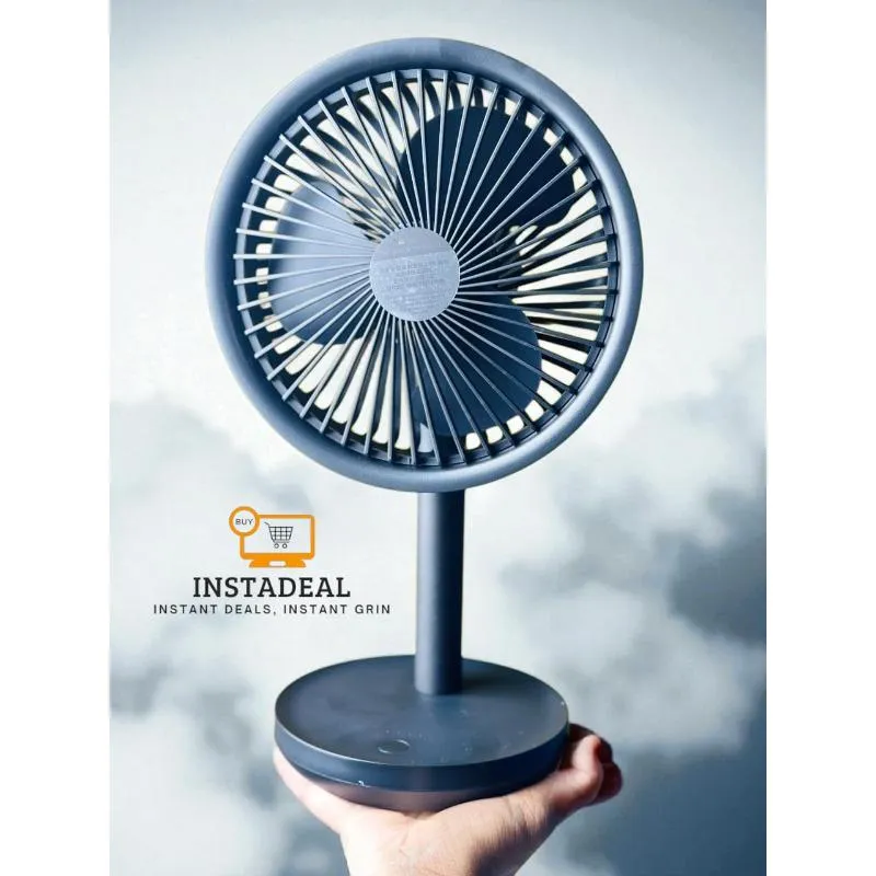 Xiaomi AISOLOVE F5 4000mAh Rechargeable Desk Fan – Black Color - Image 5