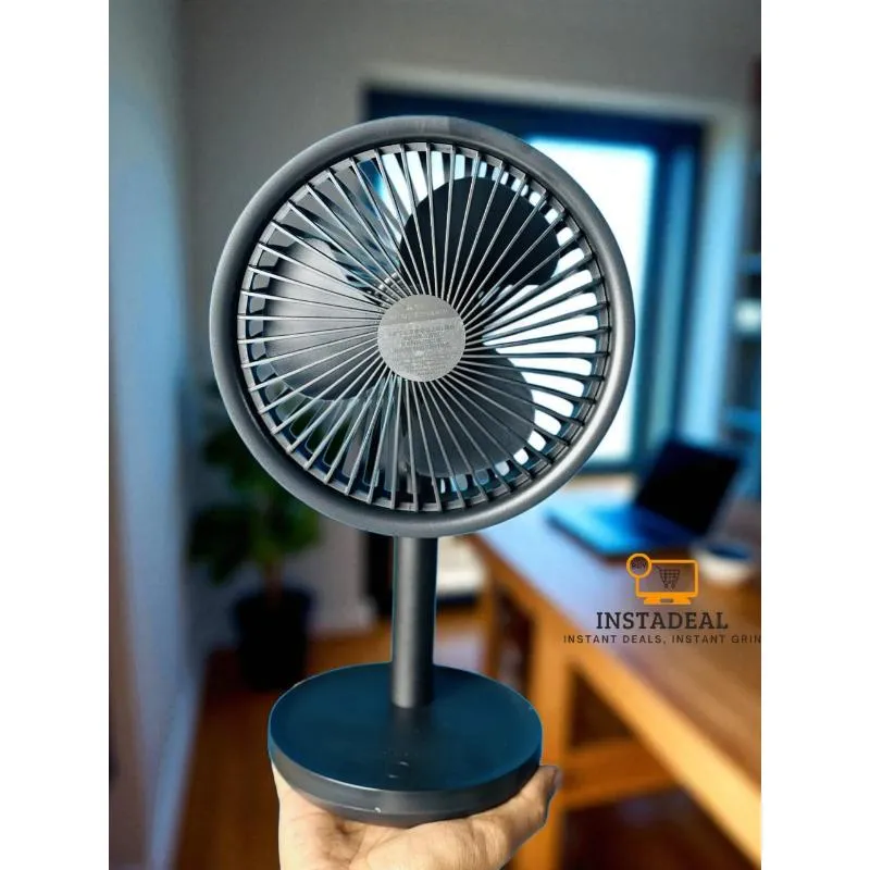 Xiaomi AISOLOVE F5 4000mAh Rechargeable Desk Fan – Black Color - Image 6