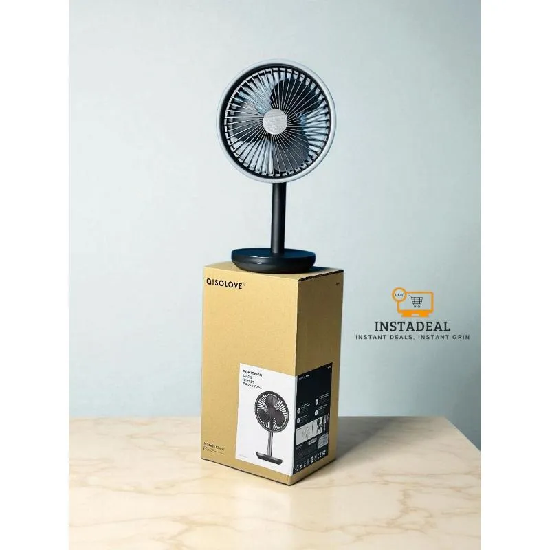 Xiaomi AISOLOVE F5 4000mAh Rechargeable Desk Fan – Black Color - Image 9