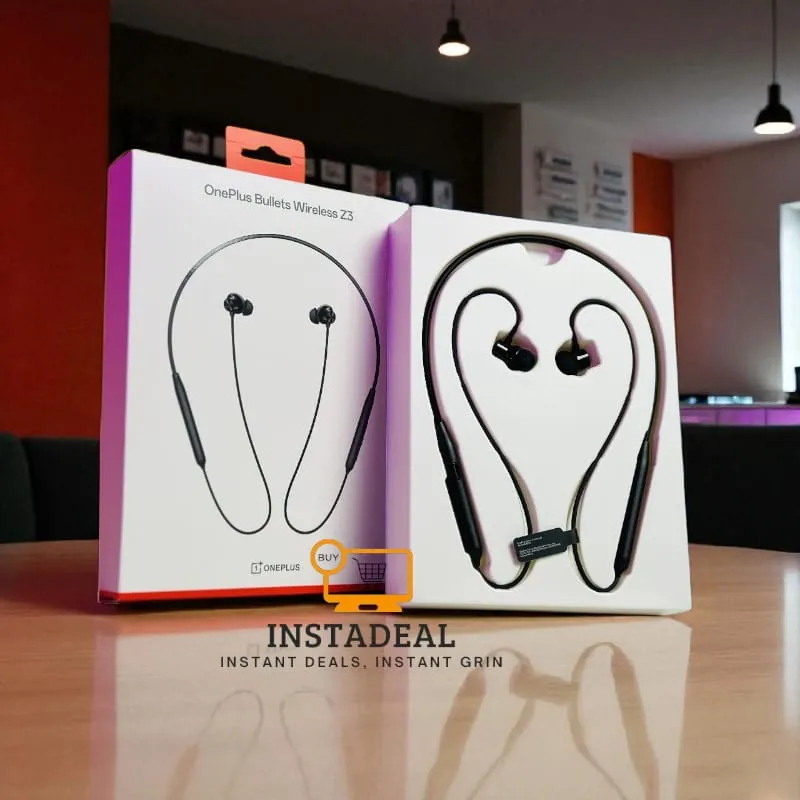 OnePlus Bullets Wireless Z3 Bluetooth Neckband – Black