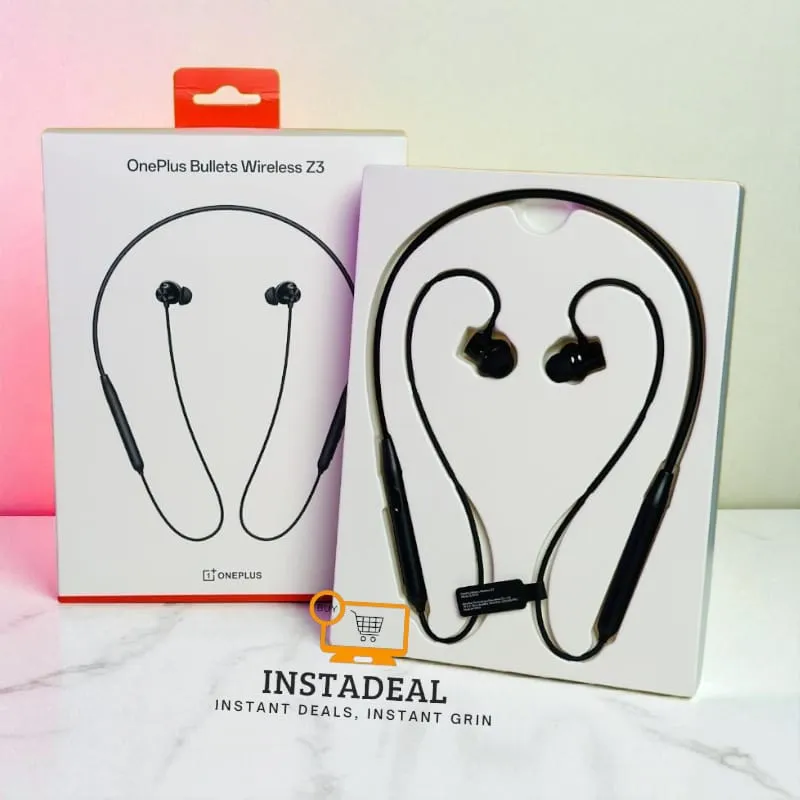 OnePlus Bullets Wireless Z3 Bluetooth Neckband – Black