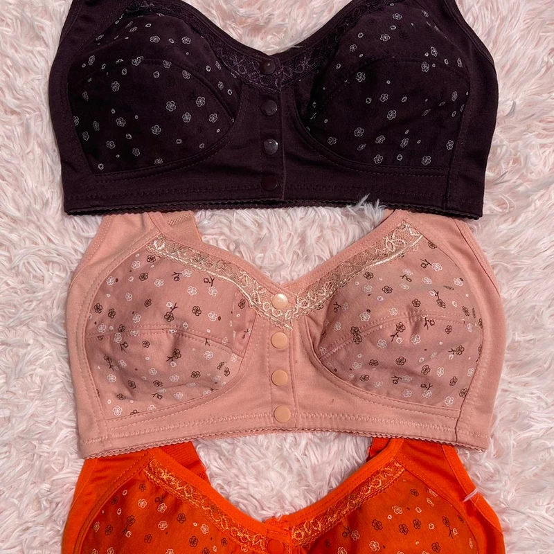 Dizara Front Button Bra Combo Set