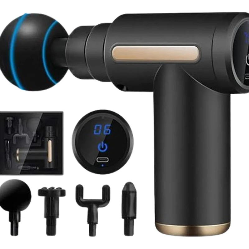 Gun Massager LCD-Mini (Black)