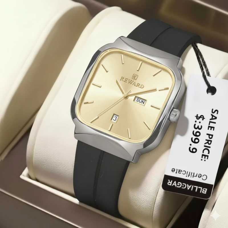 Man Premium Original Watch (Off-White)
