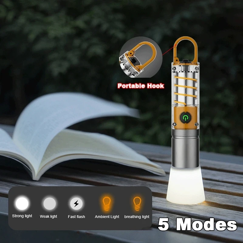 X-10 USB Rechargeable Camping Flashlight